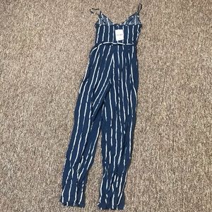 Forever 21 striped jumpsuit NWT